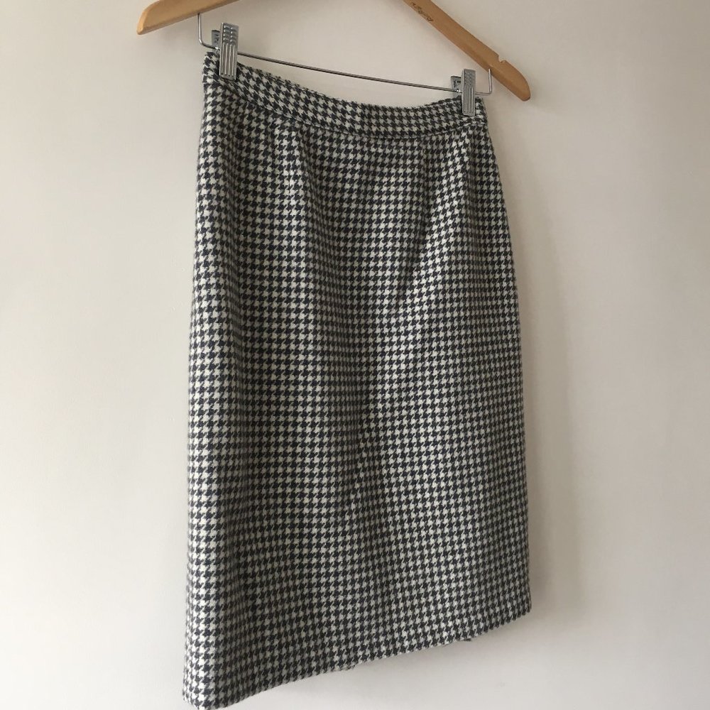 Espirit houndstooth pencil skirt
